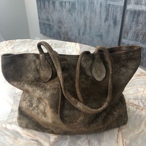 Suede bag